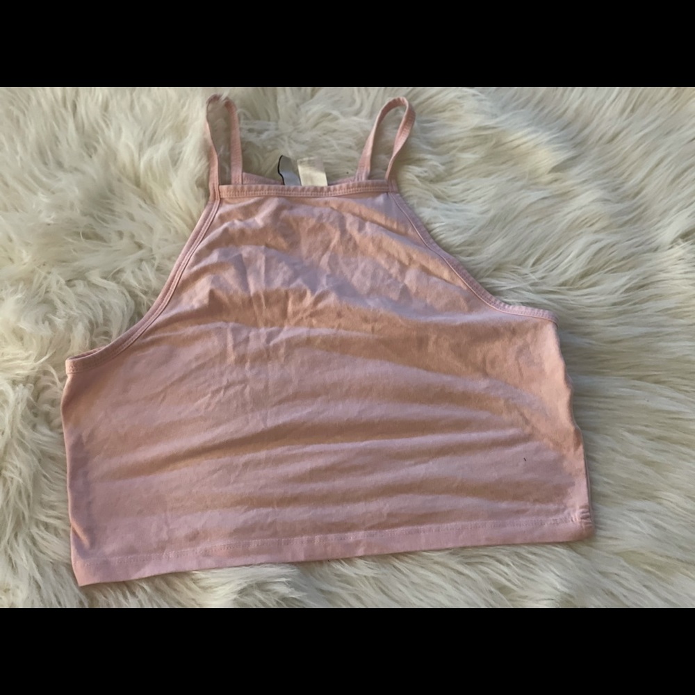 Soft Pink Crop Top